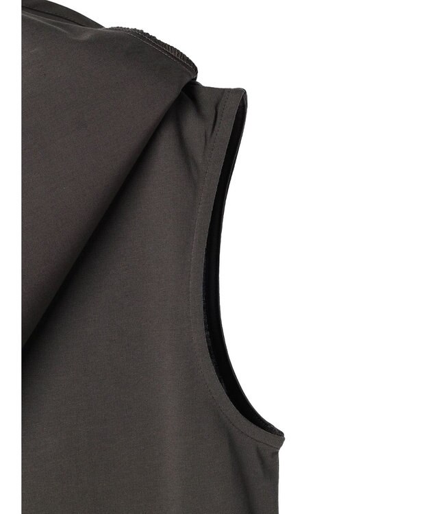 Green Parks オフショル風カットプルオーバー Gray