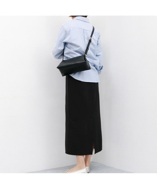 UNBILLION 【テレビ ドラマ着用アイテム】カシュカシュ cachecache / 合成皮革横長ショルダー ブラック