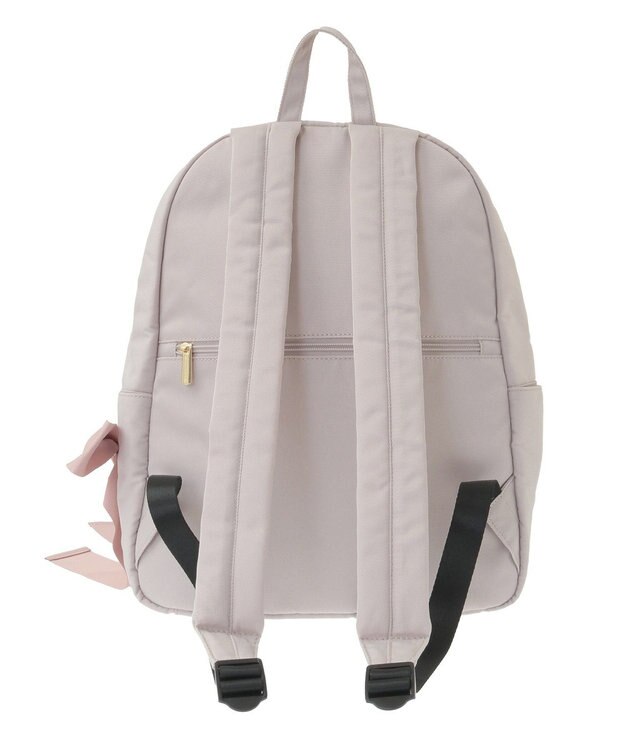 Maison de FLEUR 撥水加工ポケットリボンリュック Grayish Pink