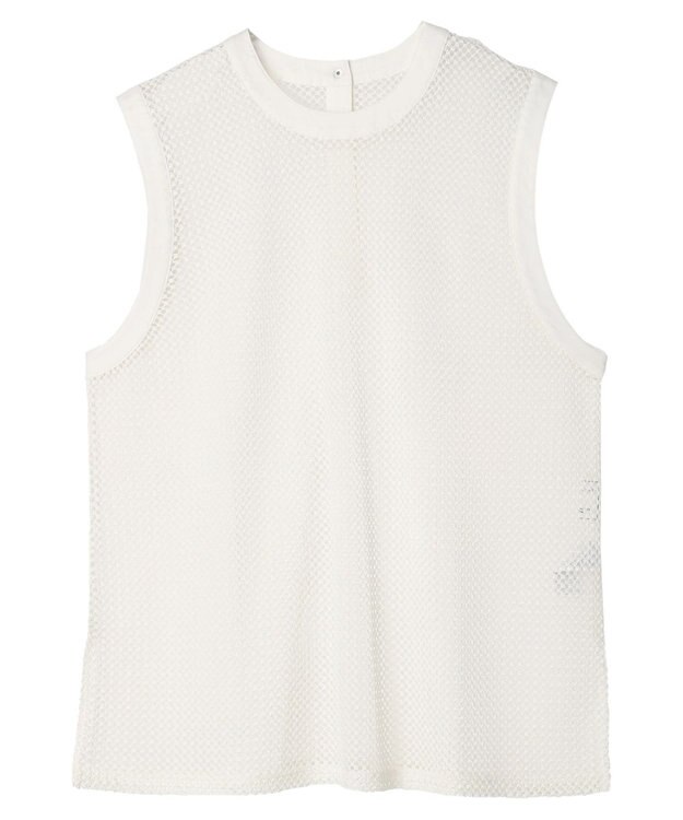 Green Parks メッシュベスト Ecru