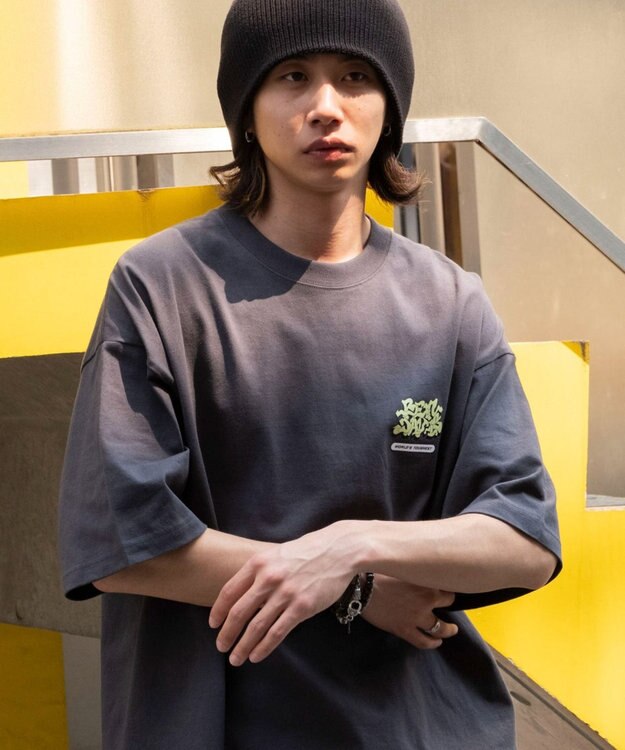 WEGO 別注BENDAVISIプランプロゴT（SS） スミクロ