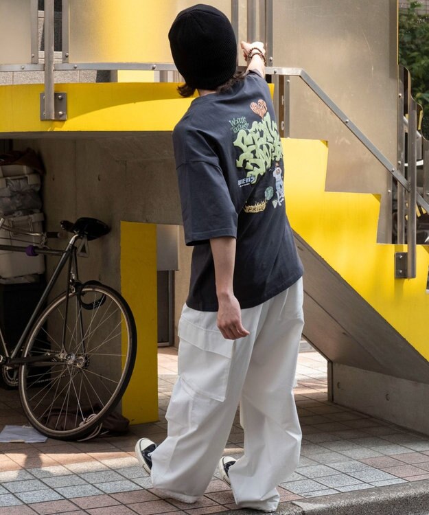 WEGO 別注BENDAVISIプランプロゴT（SS） スミクロ