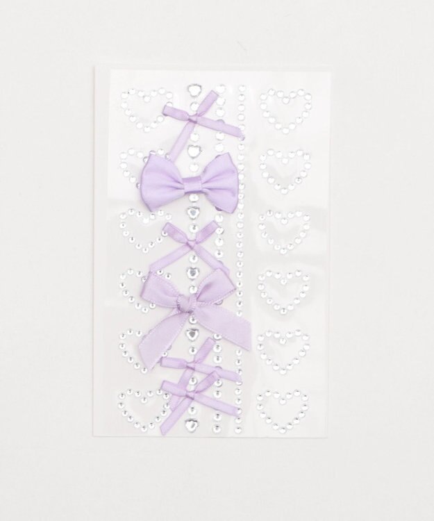 WEGO フェイスデコステッカー パープル