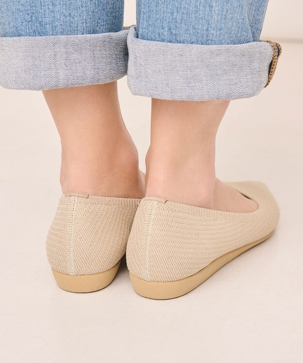 steppi 【洗える/撥水】NEWライン ポインテッド パンプス ベージュ