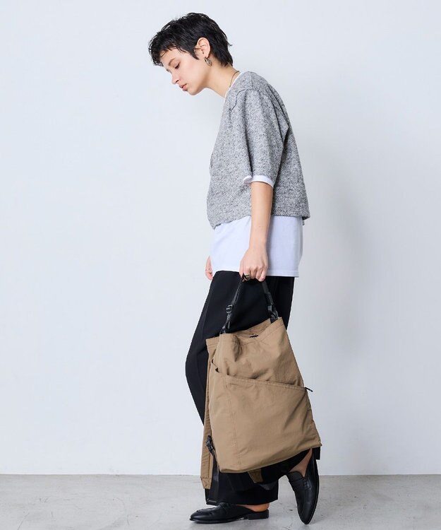 MioFIRANO SILHOUETTE S001 バックパック リュック 3WAY はっ水 A4サイズ対応 BROWN