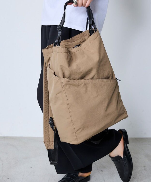 MioFIRANO SILHOUETTE S001 バックパック リュック 3WAY はっ水 A4サイズ対応 BROWN