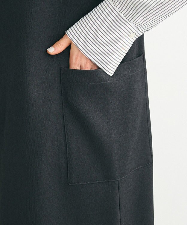 Green Parks 前後２ＷＡＹハーフＺＩＰジャンパースカート Black