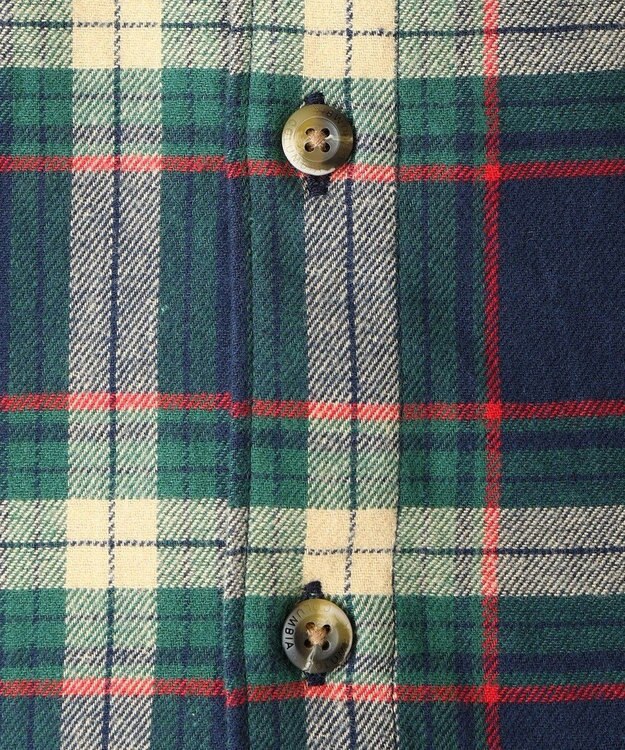 Columbia Columbia/ フレアガンストレッチフランネルシャツ /コロンビア Coll Navy Two Lane Tartan