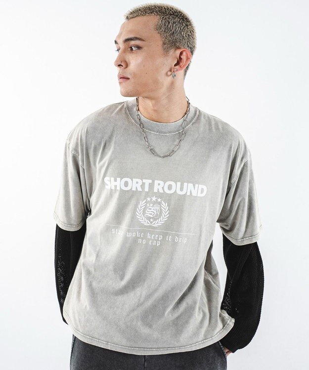 WEGO 【ユニセックス着用ITEM】ブリーチエンブレムロゴT（SS） グレー