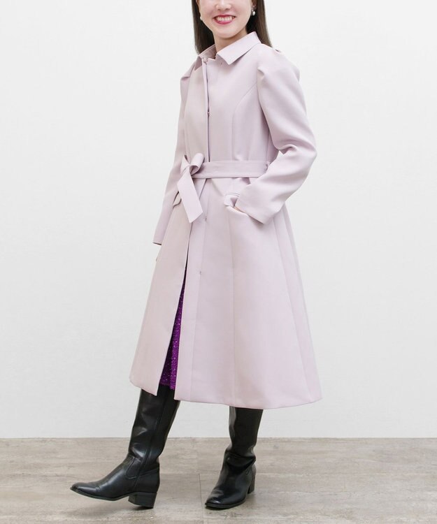 TOCCA 【洗える】CANVAS STORY ステンカラーコート ピンク系