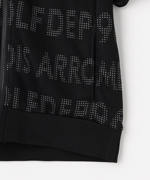 23区GOLF 【WOMEN】ロゴジャガードトラックジャケット ブラック系5