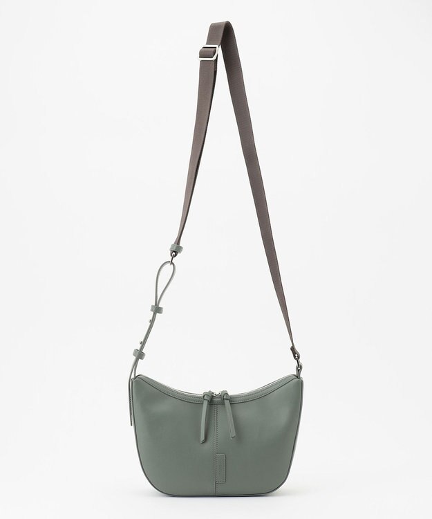 Y'SACCS ハーフムーンボディショルダーバッグ グリーン