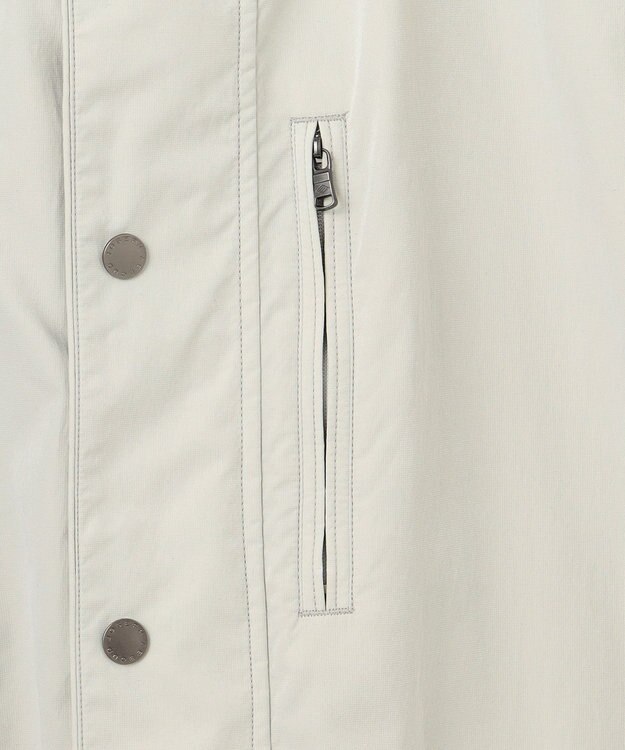 JOSEPH ABBOUD 【25SS・7ポケット/軽量/ECO撥水/インフード】ライトマイクロリップピーチ コート アイボリー系