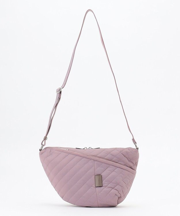 Y'SACCS ナイロンキルティングボディバッグ ピンク