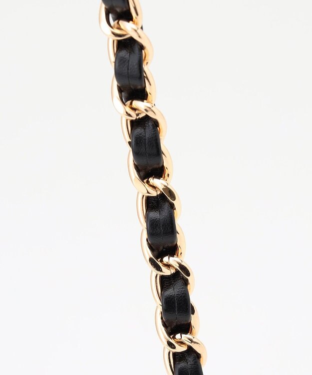 ANY SIS ツイードチェーン バッグ ピンク系チェック