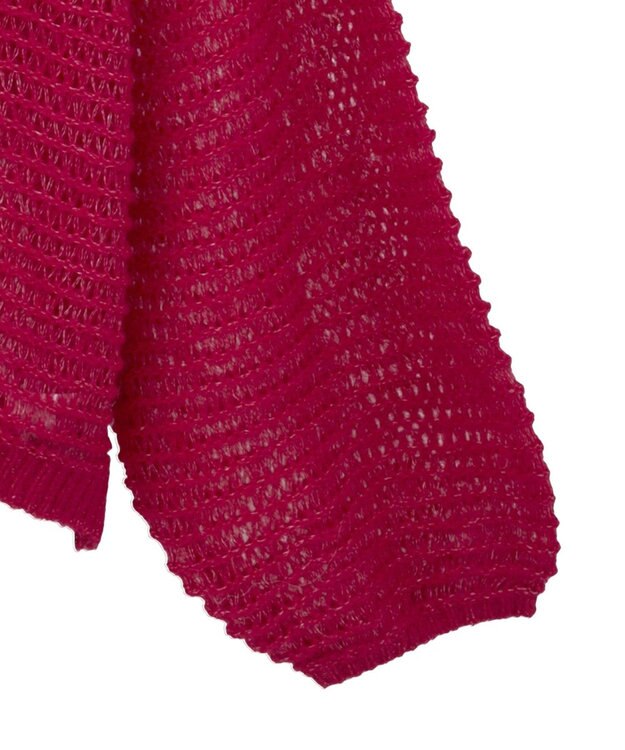 earth music&ecology ふんわりシアープルオーバー Red