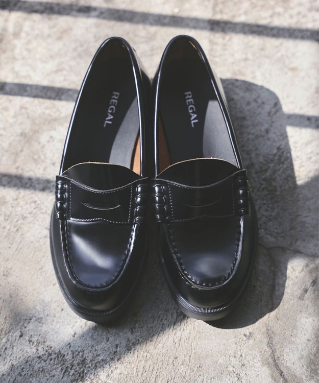 REGAL FOOT COMMUNITY 【リーガルレディース】F78R ローファー カジュアルシューズ ブラック