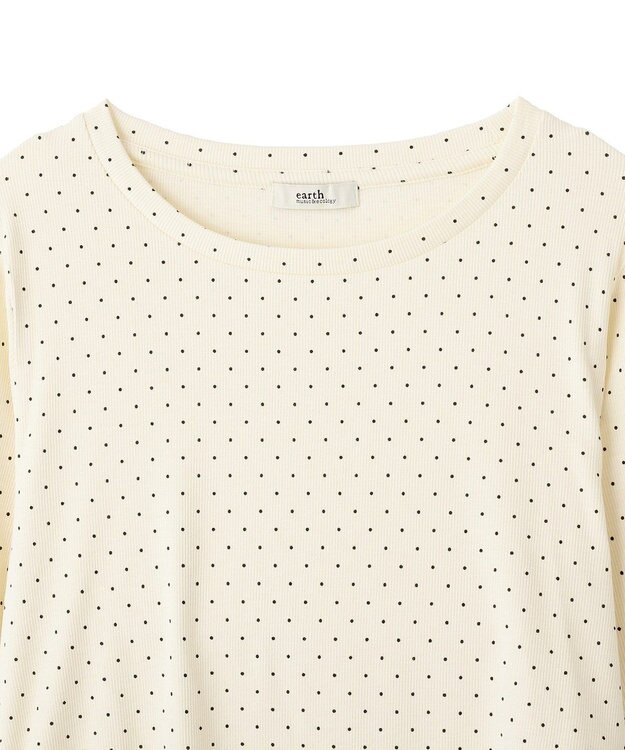 earth music&ecology サイドギャザープルオーバー Dot