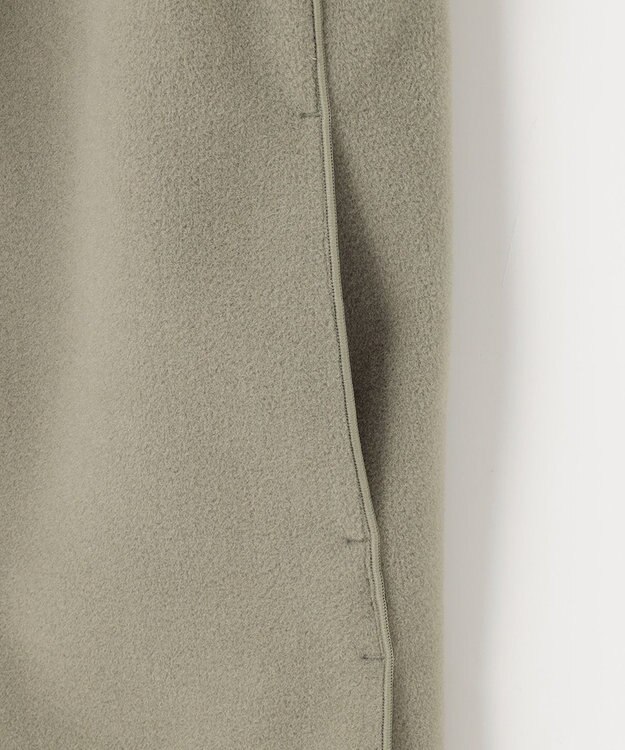 UNFILO 【セットアップ対応】ウールライク ジレ ライトグリーン系