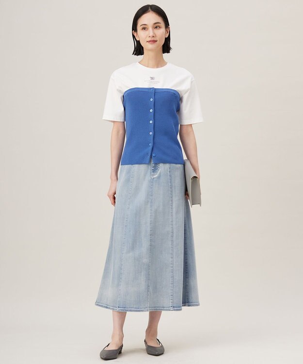 自由区 【洗える】レタード Tシャツ オフ