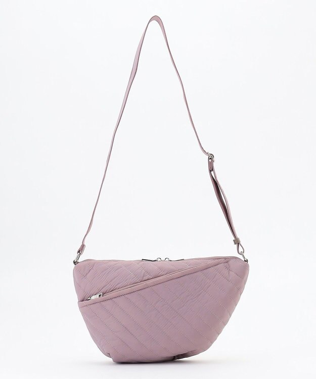 Y'SACCS ナイロンキルティングボディバッグ ピンク