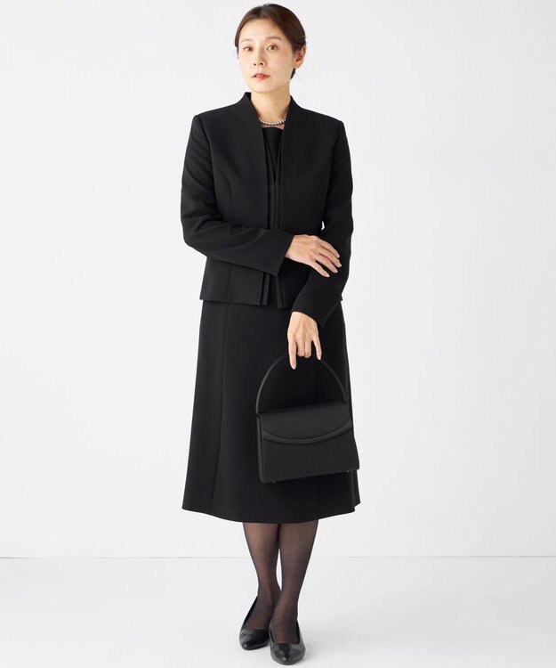 自由区 FORMAL 【定番】シンプルハンドバッグ ブラック系