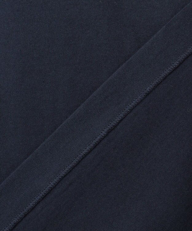 J.PRESS MEN 【AaronChang】【UNISEX】ブルドック エンブロイダリー Tシャツ ネイビー系