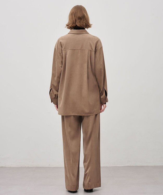 uncrave スウェード ストレートパンツ トープ