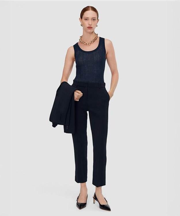 JOSEPH 【FOUNDATIONS】【 JAPAN LIMITED COLOR 】コンフォートキャディー  トラウザーズ Navy