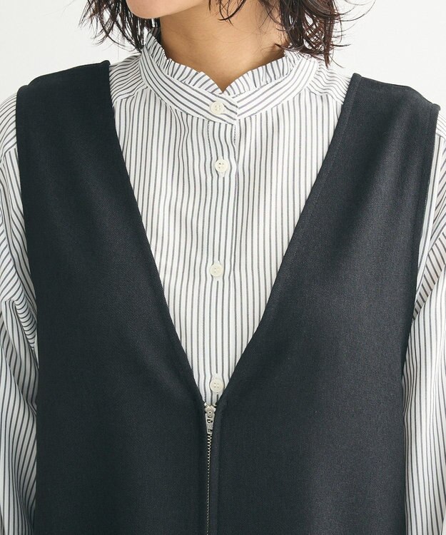 Green Parks 前後２ＷＡＹハーフＺＩＰジャンパースカート Black