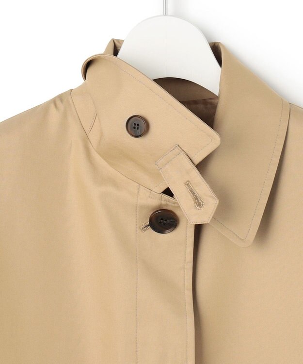 23区 L 【先行予約】エアータンブラー TCギャバジン ステンカラー コート キャメル系