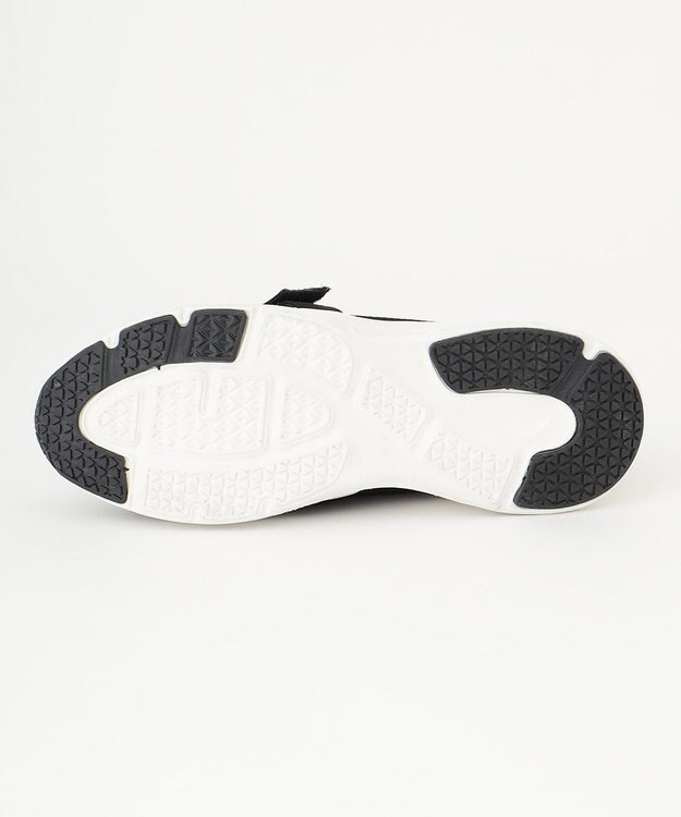 Feroux ビジュー付きニット スニーカー ブラック系