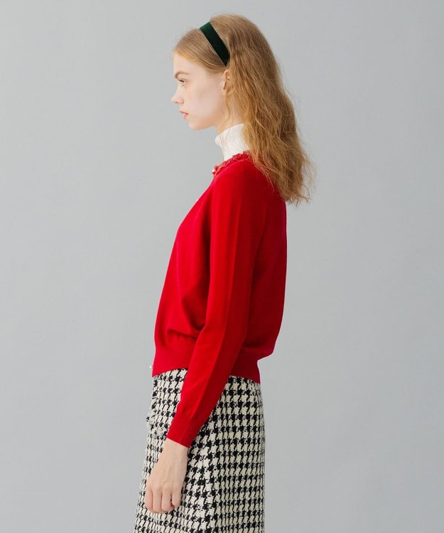 TOCCA 【洗える！】ANGELA カーディガン レッド系