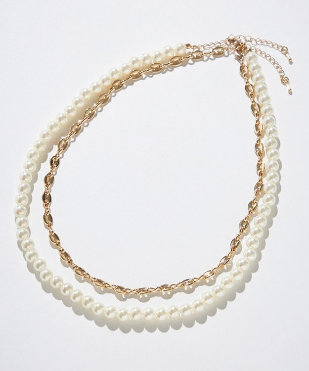 組曲 2wayセパレートパールネックレス ゴールド系