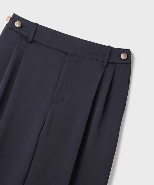 GRACE CONTINENTAL トリアセカルゼパンツ ネイビー