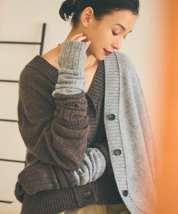 大草直子さんアドバイザー〉ベビーアルパカ×ウール縮絨ニット