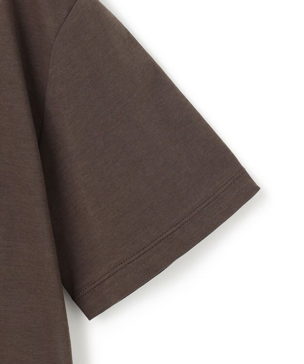 BEIGE， 【洗える】CAMPANULA / メッセージプリントTシャツ Brown