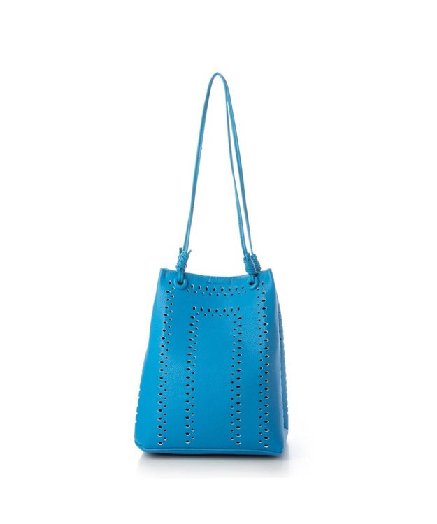 UNBILLION kakatoo パンチングスクエアトート ブルー