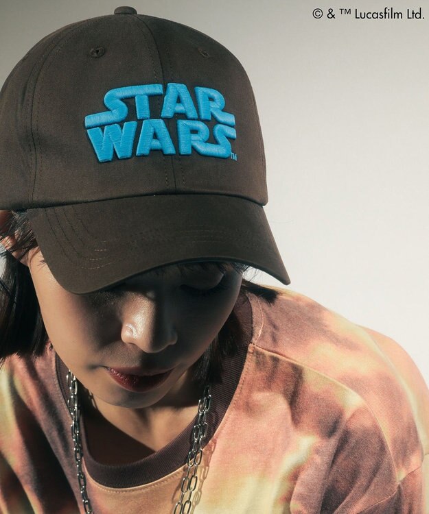 Green Parks ＳＴＡＲ　ＷＡＲＳ／刺繍ＣＡＰ Brown