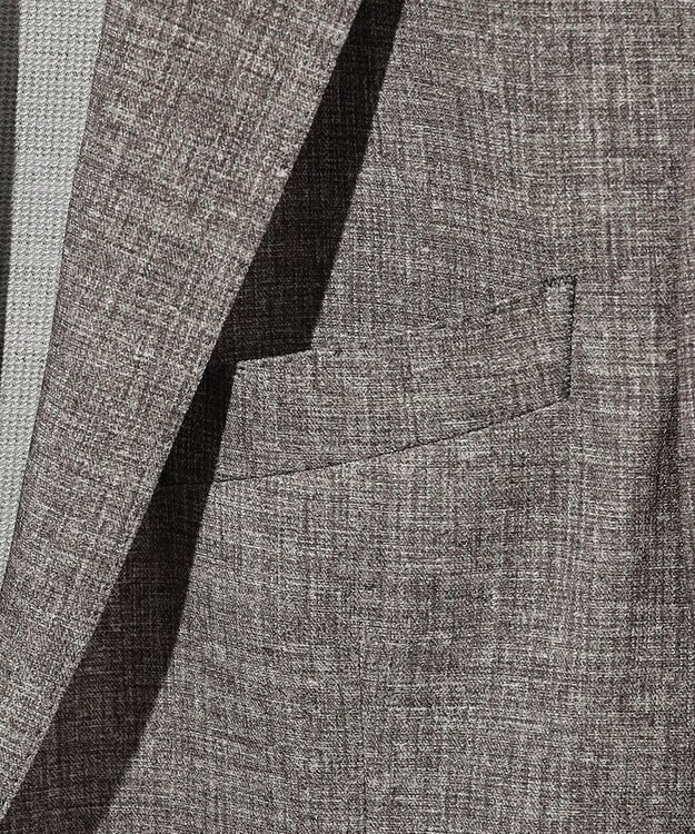JOSEPH ABBOUD 清涼感【弱撥水/イージーケア/軽量/ストレッチ】クールピケ ジャケット グレー系