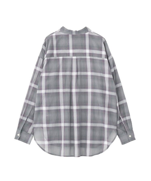 AMERICAN HOLIC 【3WAY】シアーチェックシャツ Green