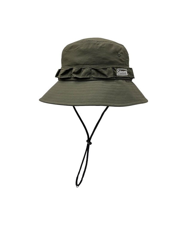 林八百吉商店 Coleman　リップストップベルトサファリハット カーキ