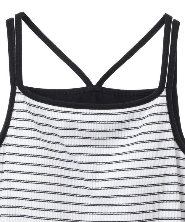 AMERICAN HOLIC カップ付き　バッククロスボーダーキャミソール Blue