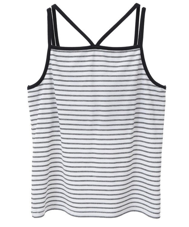 AMERICAN HOLIC カップ付き　バッククロスボーダーキャミソール Blue