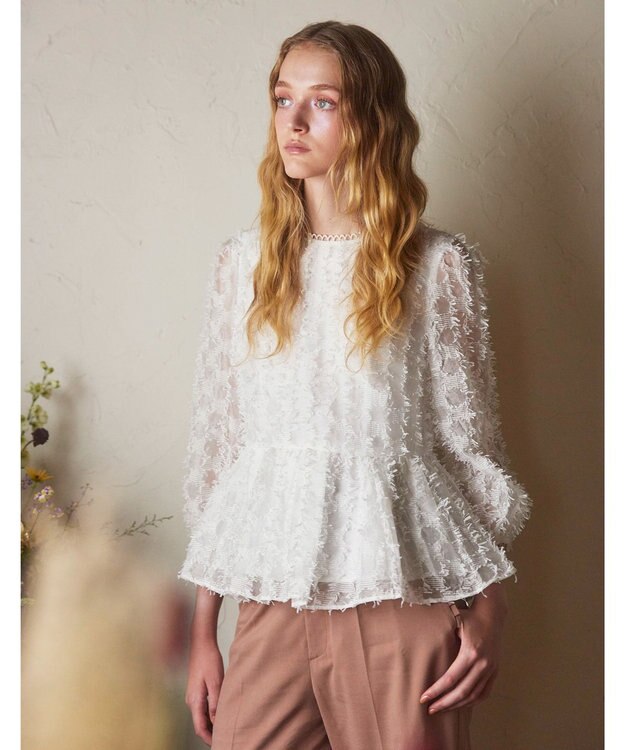 TOCCA 【消臭・洗える】AWESOME PANTS ワイドパンツ ローズ系