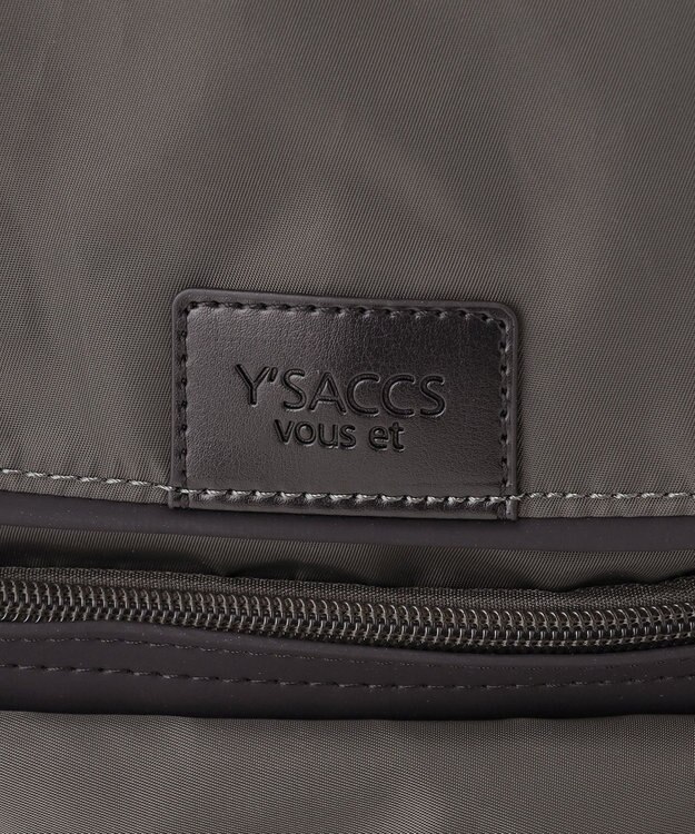 Y'SACCS 【Y’SACCS vous et】ナイロン×ポリウレタン リュック ダークグレー