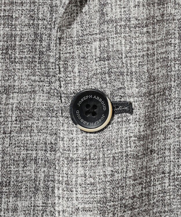JOSEPH ABBOUD 清涼感【弱撥水/イージーケア/軽量/ストレッチ】クールピケ ジャケット ライトグレー系