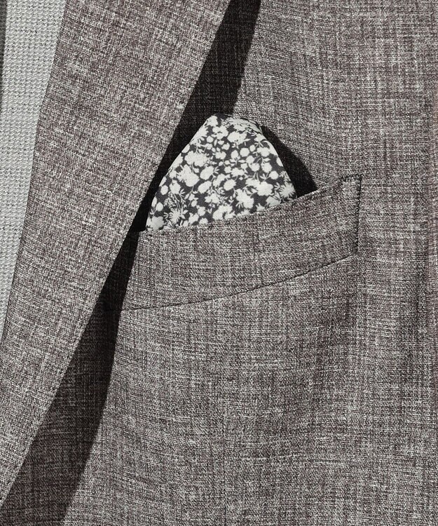 JOSEPH ABBOUD 清涼感【弱撥水/イージーケア/軽量/ストレッチ】クールピケ ジャケット グレー系