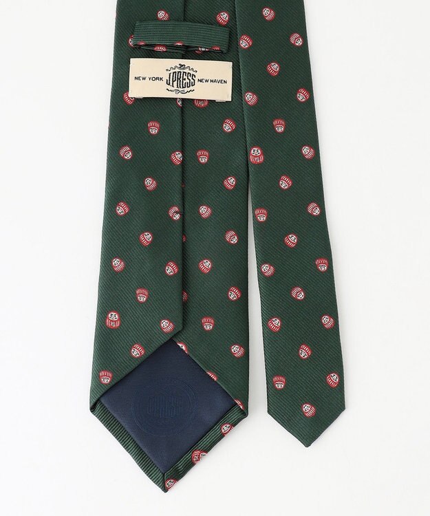 J.PRESS MEN 【J.PRESS JOKE TIE COLLECTION】七転び八起き ダークグリーン系7
