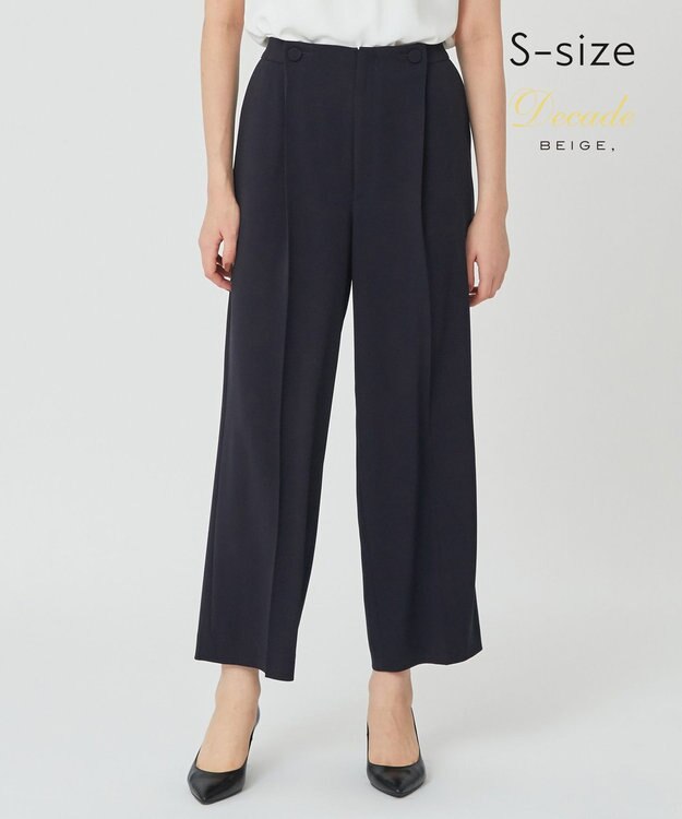BEIGE， 【S-size】CINDY / ワイドパンツ Navy